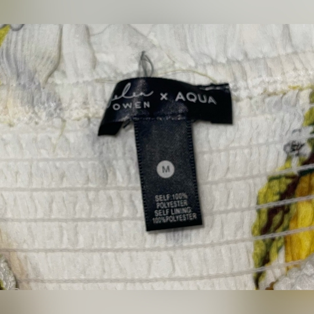 AQUA (by Bloomingdales) Lemon Top Size M - Picture 3 of 3